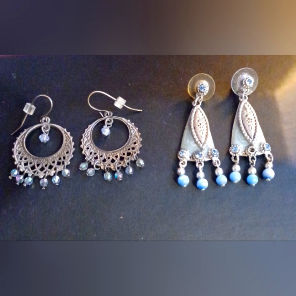 2 pc fashion earrings set